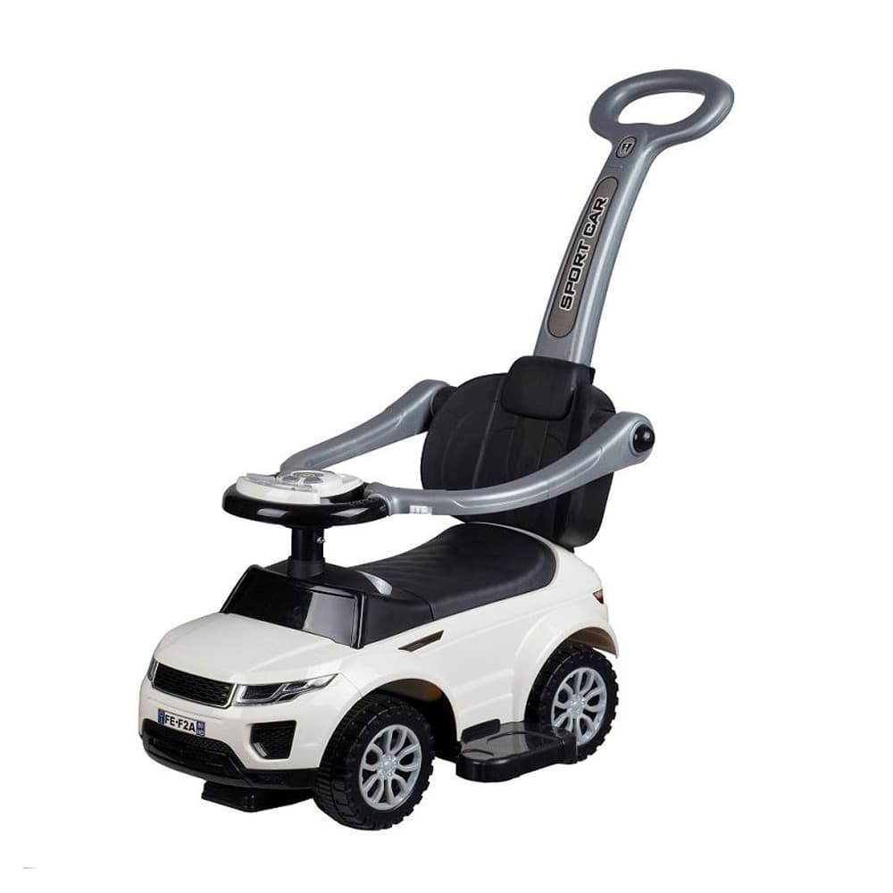 Dečija Guralica sa ručkom Auto 453 bela