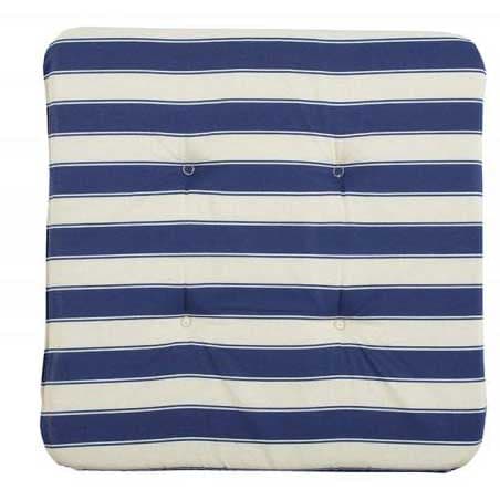 Jastuk - Podmetač za stolicu 38x38x2.5 Plavo - Bež