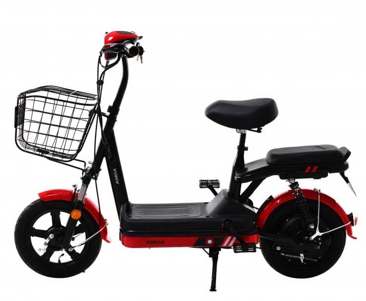 Električni bicikl Adria SKQ-48 crno-crveni