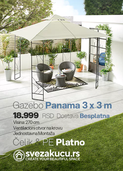 Paviljon Gazebo 3 x 3 m Akcija