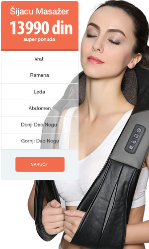 Sijacu Masazer Za Vrat,Ledja,Ramena,Abdomen i Noge Akcija