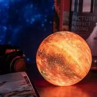 Kliknite za detalje - Višebojna 3D zvezdana stona lampa 18cm