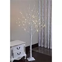 Kliknite za detalje - Belo ukrasno svetleće drvo V183cm 72LED