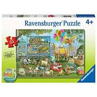 Kliknite za detalje - Ravensburger Dečije puzle 35 delova - Ljubimci na vašaru 05158