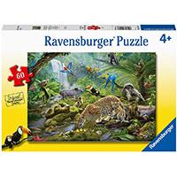 Kliknite za detalje - Ravensburger Dečije puzle 60 delova - Životinje iz prašume 05166