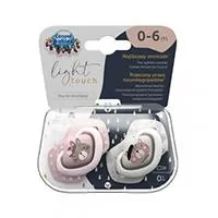 Kliknite za detalje - Canpol babies silikonska varalica 0-6M Bonjour Paris 2 kom 22/647 pink