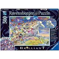 Kliknite za detalje - Ravensburger Puzzle Slagalica 500 - Brilliant - Jednorog 15046