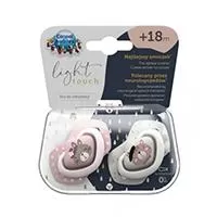 Kliknite za detalje - Canpol babies silikonska varalica 18+M Bonjour Paris 2 kom 22/649 pink