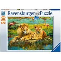 Kliknite za detalje - Ravensburger Puzzle Slagalica 500 - Lavovi u savani 16584
