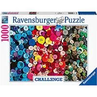 Kliknite za detalje - Ravensburger Puzzle Slagalica 1000 delova - Izazov sa dugmićima 16563