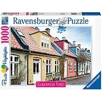 Kliknite za detalje - Ravensburger Puzzle Slagalica 1000 delova - Orhus, Danska 16741
