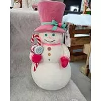 Kliknite za detalje - Elfie Novogodišnja Dekoracija - Sneško Belić - 65 cm