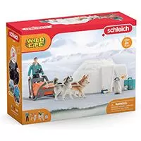 Kliknite za detalje - Schleich Figure divlje životinje - Pingvin i haski - Antarktička ekspedicija 42624