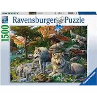 Kliknite za detalje - Ravensburger Slagalica 1500 delova - Čopor vukova i buđenje proleća 16598