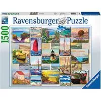 Kliknite za detalje - Ravensburger Slagalica 1500 delova - Morski kolaž 16820