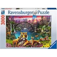 Kliknite za detalje - Ravensburger Slagalica 3000 delova - Raj za tigrove 16719