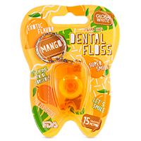 Global white zubni konac 15m, mango