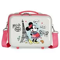 Kliknite za detalje - ABS Kofer za šminku Disney Minnie Around the world Paris Pink 31539