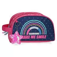 Kliknite za detalje - Neseser sa 2 pregrade Movom Glitter Rainbow 30444