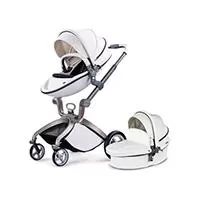 Kliknite za detalje - HOT MOM Kolica za bebe F22 2 u 1 F22 WHITE