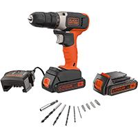 Kliknite za detalje - Black+Decker akumulatorska bušilica-odvijač BCD001KBA10