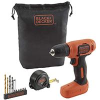 Kliknite za detalje - Black+Decker Akumulatorska bušilica-odvijač BDCD8GPA + set od 10 delova