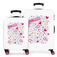 Kliknite za detalje - Movom Komplet kofera 68cm i 55cm Happy Time Fucsia 37219