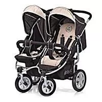 Kliknite za detalje - Hauck Kolica za blizance Roadster Happy World Beige 512111