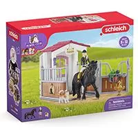 Kliknite za detalje - Schleich Horse Club figure - Konj i boks za konje - Tori i Princes 42437