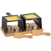 Kliknite za detalje - SPRING Set raklet posuda za topljenje sira Kase Raclette Gourmet za dve osobe
