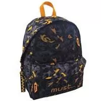 Kliknite za detalje - Ranac Must Monochrome Army Net Black – Orange 22L 584612