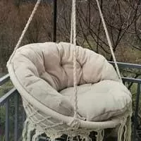 Kliknite za detalje - Jastuk za makrame ljuljašku -  Ivory Plush