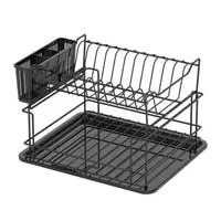 Kliknite za detalje - Oceđivač za sudove Black Double Decker TEXELL TDE-BD338