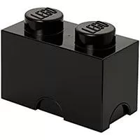 Kliknite za detalje - Kutija sa poklopcem LEGO® Kocka 2  24x18x12cm crna 4002