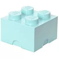 Kliknite za detalje - Kutija za odlaganje LEGO® Kocka 4  25x25x18cm akva 4003