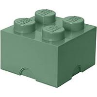 Kutija za odlaganje LEGO Kocka 4  25x25x18cm maslinastozelena 4003