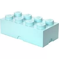 Kliknite za detalje - Kutija za odlaganje sa poklopcem LEGO® Kocka 8  50x25x18cm akva 4004