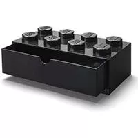 Kliknite za detalje - Stona fioka LEGO® Kocka 8 30x15x11cm crna 4021