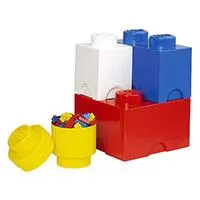 Kliknite za detalje - Set od 4 LEGO® kutije za odlaganje crvena, žuta, plava i bela 4015