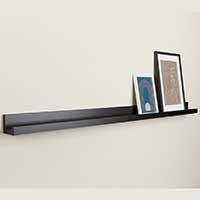 Zidna Polica za Tegle ili Slike 115 cm Black