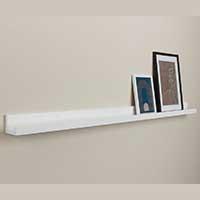 Zidna Polica za Tegle ili Slike 115 cm White