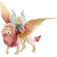 Schleich Bayala figurice - Vila leti na krilatom lavu 70714