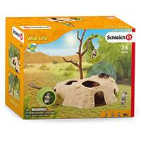 Schleich figurice Divlje životinje - Merkati - jazbina 42530
