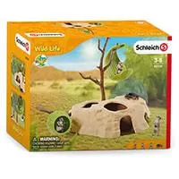 Kliknite za detalje - Schleich figurice Divlje životinje - Merkati - jazbina 42530