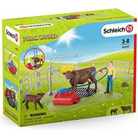 Kliknite za detalje - Schleich figurice Domaće životinje - Kupanje krava 42529