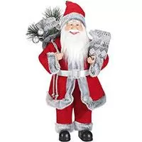 Kliknite za detalje - Deda Mraz Figura Christopher Red 50 cm