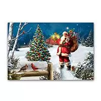 Kliknite za detalje - Novogodišnja dekoracija - Slika sa LED diodama Christmas Tree