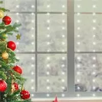 Kliknite za detalje - Dekorativne novogodišnje lampice 200 hladno belih LED dioda USB napajanje MLF200/WH