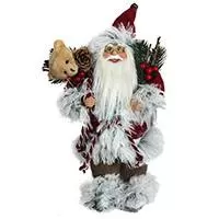 Kliknite za detalje - Novogodišnja figura Deda Mraz Deco Santa Red 30 cm