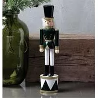 Kliknite za detalje - Novogodišnja drvena figura gardiste u svečanoj uniformi V38cm
